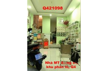 Nhà MT đường số - khu phân lô - Xe hơi vào nhà - 32,8m2 - 4 Tầng - Chỉ 8,3 tỷ - Q421098